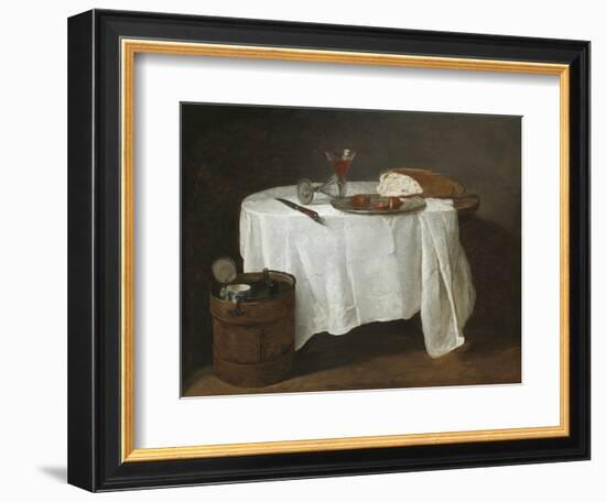 The White Tablecloth, 1731-32-Jean-Baptiste Simeon Chardin-Framed Premium Giclee Print