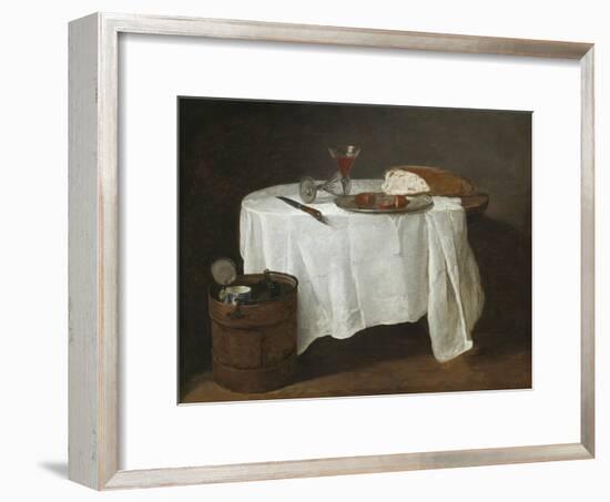 The White Tablecloth, 1731-32-Jean-Baptiste Simeon Chardin-Framed Giclee Print