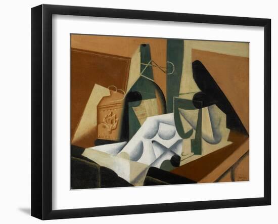 The White Tablecloth, 1912-16 (Oil on Panel)-Juan Gris-Framed Giclee Print