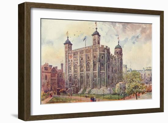 The White Tower, Tower of London, 1906-Unknown-Framed Giclee Print