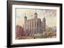 The White Tower, Tower of London, 1906-Unknown-Framed Giclee Print