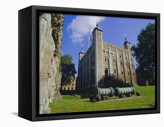 The White Tower, Tower of London, London, England, UK-Walter Rawlings-Framed Premier Image Canvas