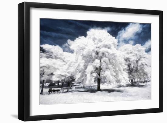 The White Tree - In the Style of Oil Painting-Philippe Hugonnard-Framed Giclee Print