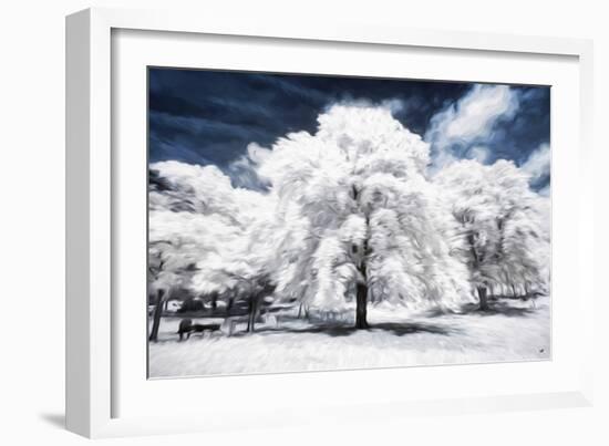 The White Tree - In the Style of Oil Painting-Philippe Hugonnard-Framed Giclee Print