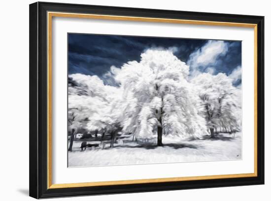 The White Tree - In the Style of Oil Painting-Philippe Hugonnard-Framed Giclee Print