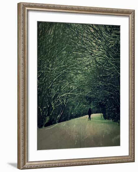 The White Walk-Tim Kahane-Framed Photographic Print