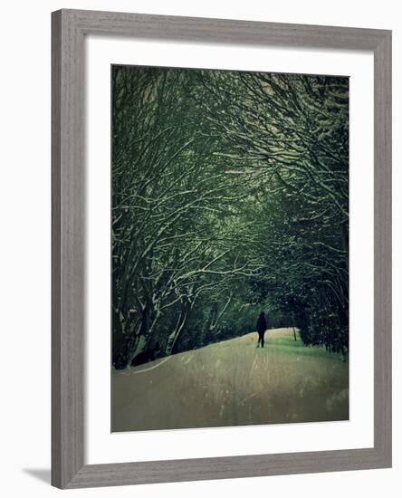 The White Walk-Tim Kahane-Framed Photographic Print