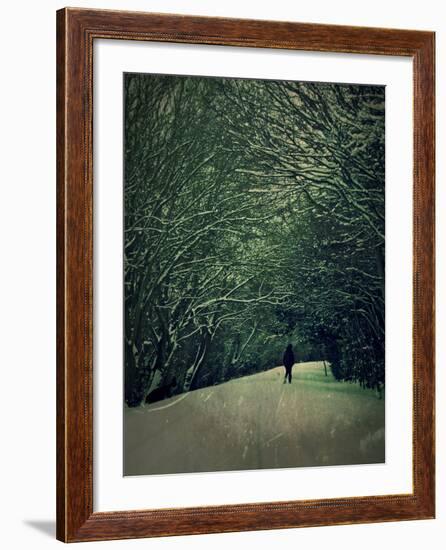 The White Walk-Tim Kahane-Framed Photographic Print