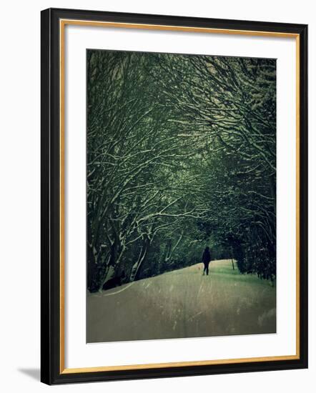 The White Walk-Tim Kahane-Framed Photographic Print