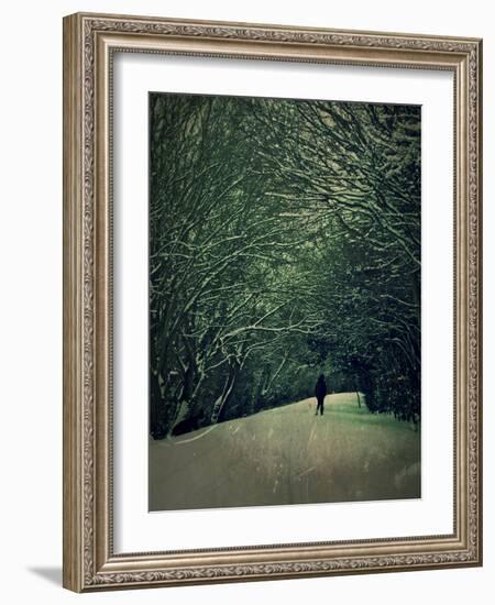 The White Walk-Tim Kahane-Framed Photographic Print