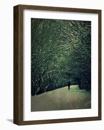 The White Walk-Tim Kahane-Framed Photographic Print