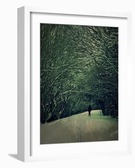 The White Walk-Tim Kahane-Framed Photographic Print