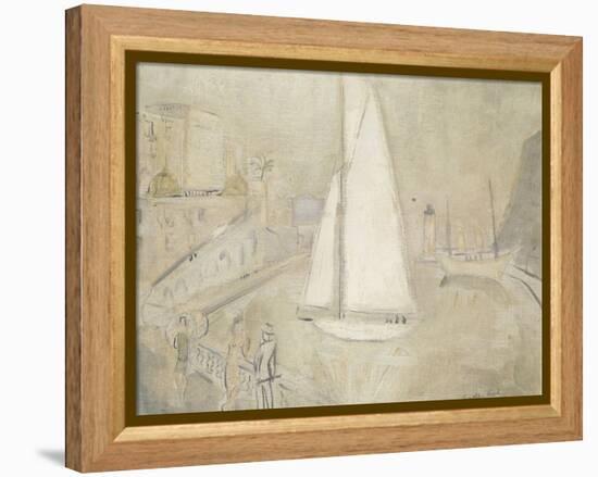 The White Yacht in Monte Carlo-Christopher Wood-Framed Premier Image Canvas