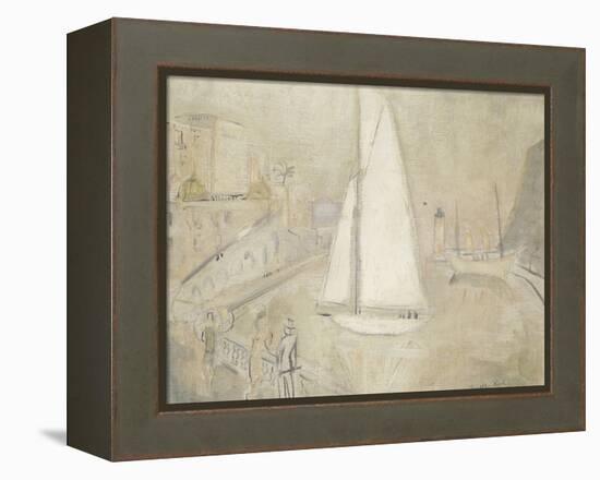 The White Yacht in Monte Carlo-Christopher Wood-Framed Premier Image Canvas