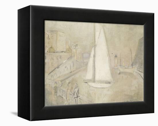 The White Yacht in Monte Carlo-Christopher Wood-Framed Premier Image Canvas