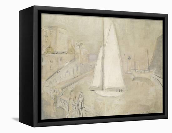 The White Yacht in Monte Carlo-Christopher Wood-Framed Premier Image Canvas