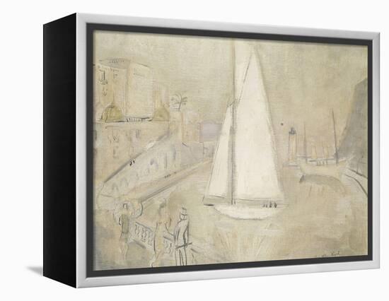 The White Yacht in Monte Carlo-Christopher Wood-Framed Premier Image Canvas