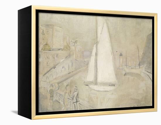 The White Yacht in Monte Carlo-Christopher Wood-Framed Premier Image Canvas