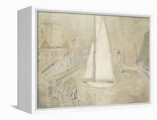 The White Yacht in Monte Carlo-Christopher Wood-Framed Premier Image Canvas