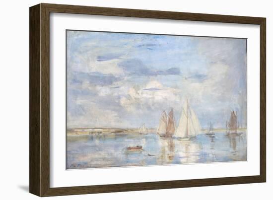 The White Yacht-Philip Wilson Steer-Framed Giclee Print