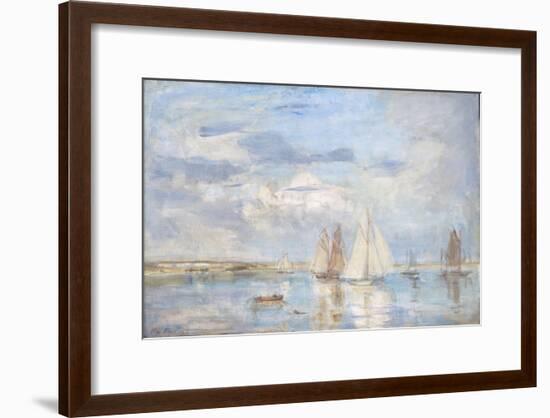 The White Yacht-Philip Wilson Steer-Framed Giclee Print