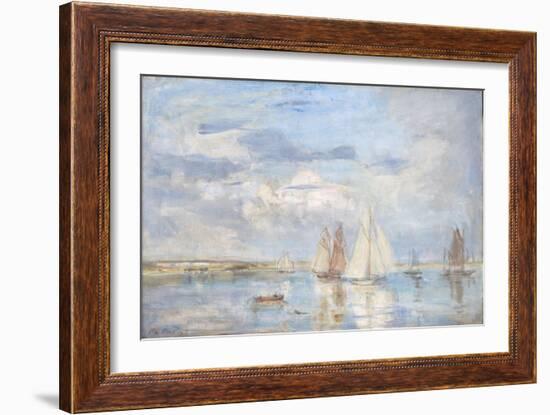 The White Yacht-Philip Wilson Steer-Framed Giclee Print