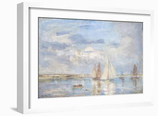 The White Yacht-Philip Wilson Steer-Framed Giclee Print