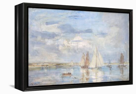 The White Yacht-Philip Wilson Steer-Framed Premier Image Canvas