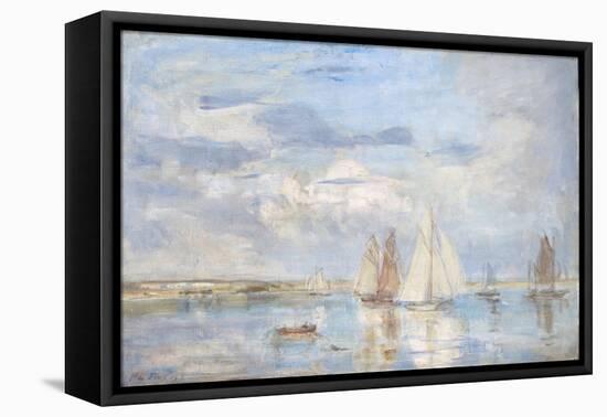 The White Yacht-Philip Wilson Steer-Framed Premier Image Canvas