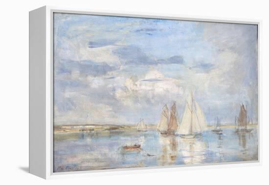 The White Yacht-Philip Wilson Steer-Framed Premier Image Canvas