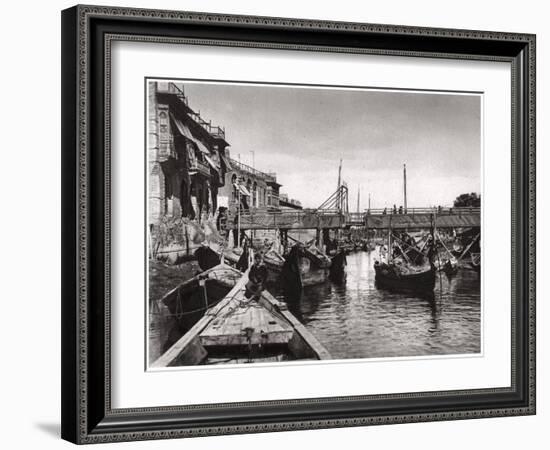 The Whiteley Bridge, Ashar Creek, Basra, Iraq, 1925-A Kerim-Framed Giclee Print