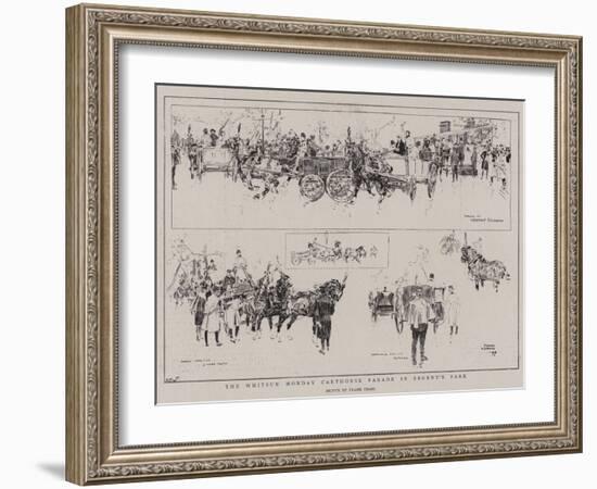 The Whitsun Monday Carthorse Parade in Regent's Park-Frank Craig-Framed Giclee Print