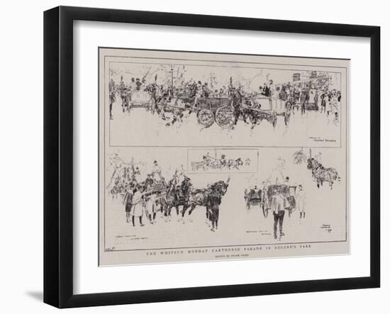 The Whitsun Monday Carthorse Parade in Regent's Park-Frank Craig-Framed Giclee Print