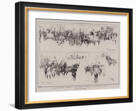 The Whitsun Monday Carthorse Parade in Regent's Park-Frank Craig-Framed Giclee Print