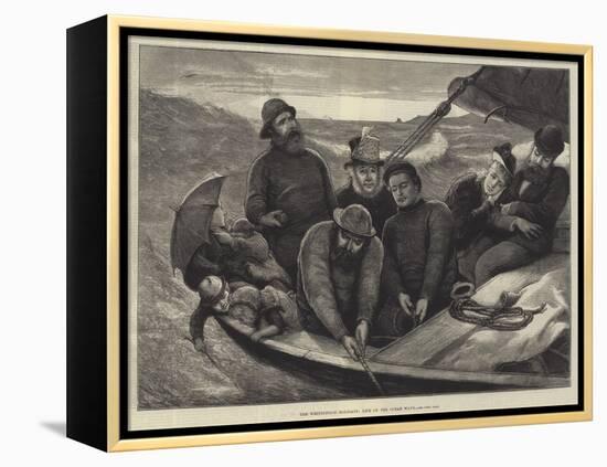 The Whitsuntide Holidays, Life on the Ocean Wave-Alfred Edward Emslie-Framed Premier Image Canvas