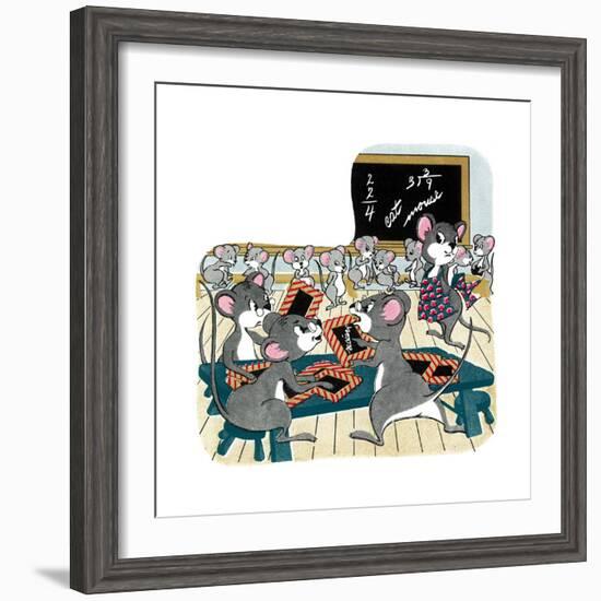 The Whole Class Passes - Jack & Jill-Virginia Wheatley-Framed Giclee Print