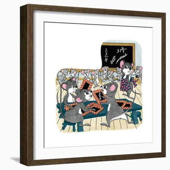 The Whole Class Passes - Jack & Jill-Virginia Wheatley-Framed Giclee Print