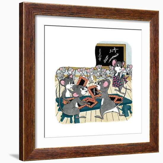 The Whole Class Passes - Jack & Jill-Virginia Wheatley-Framed Giclee Print