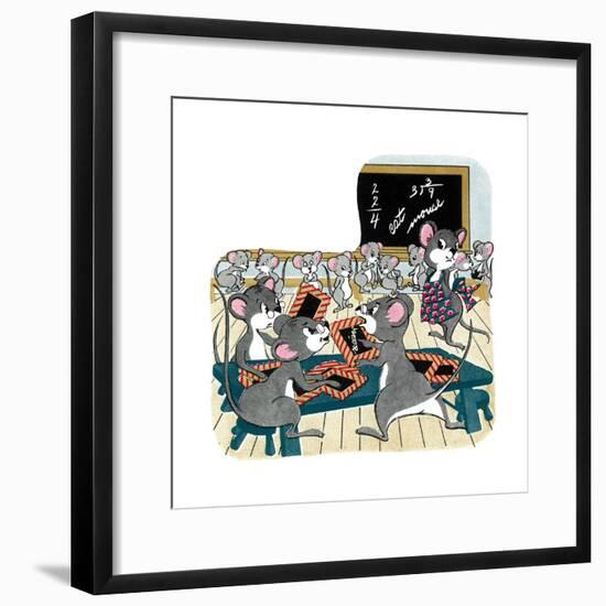 The Whole Class Passes - Jack & Jill-Virginia Wheatley-Framed Giclee Print