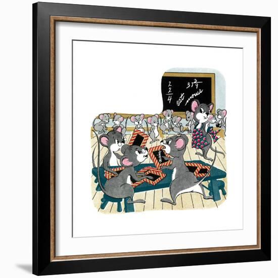 The Whole Class Passes - Jack & Jill-Virginia Wheatley-Framed Giclee Print