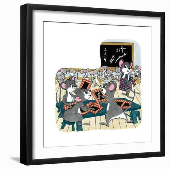 The Whole Class Passes - Jack & Jill-Virginia Wheatley-Framed Giclee Print