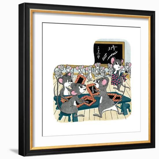 The Whole Class Passes - Jack & Jill-Virginia Wheatley-Framed Giclee Print