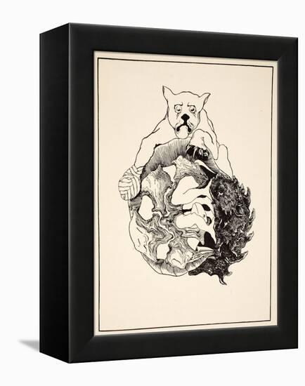 The Whole Story of the Jaguar and the Hedgehog and the Tortoise and the Armadillo All in a Heap-Rudyard Kipling-Framed Premier Image Canvas