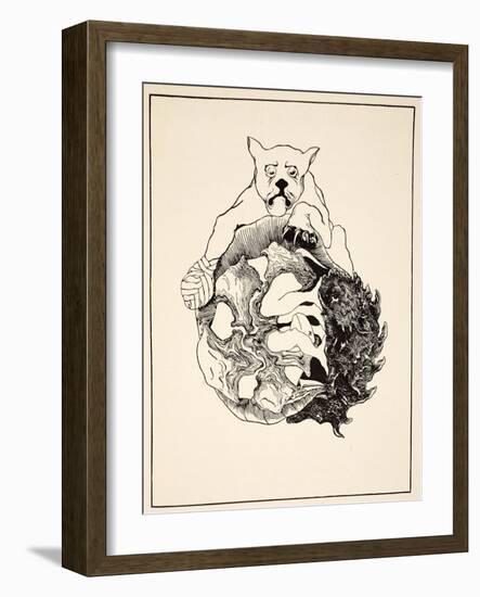 The Whole Story of the Jaguar and the Hedgehog and the Tortoise and the Armadillo All in a Heap-Rudyard Kipling-Framed Giclee Print