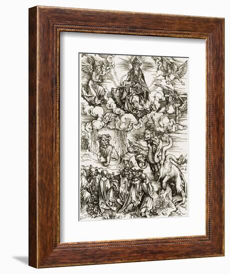 The Whore of Babylon-Albrecht Dürer-Framed Giclee Print