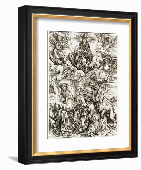 The Whore of Babylon-Albrecht Dürer-Framed Giclee Print