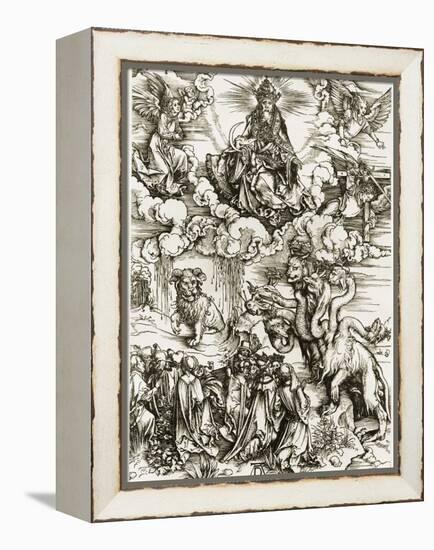 The Whore of Babylon-Albrecht Dürer-Framed Premier Image Canvas