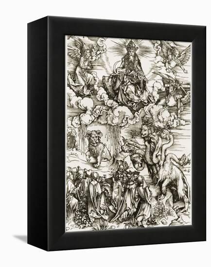 The Whore of Babylon-Albrecht Dürer-Framed Premier Image Canvas