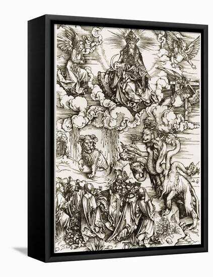 The Whore of Babylon-Albrecht Dürer-Framed Premier Image Canvas