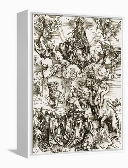 The Whore of Babylon-Albrecht Dürer-Framed Premier Image Canvas